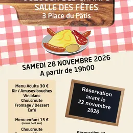 Soirée choucroute