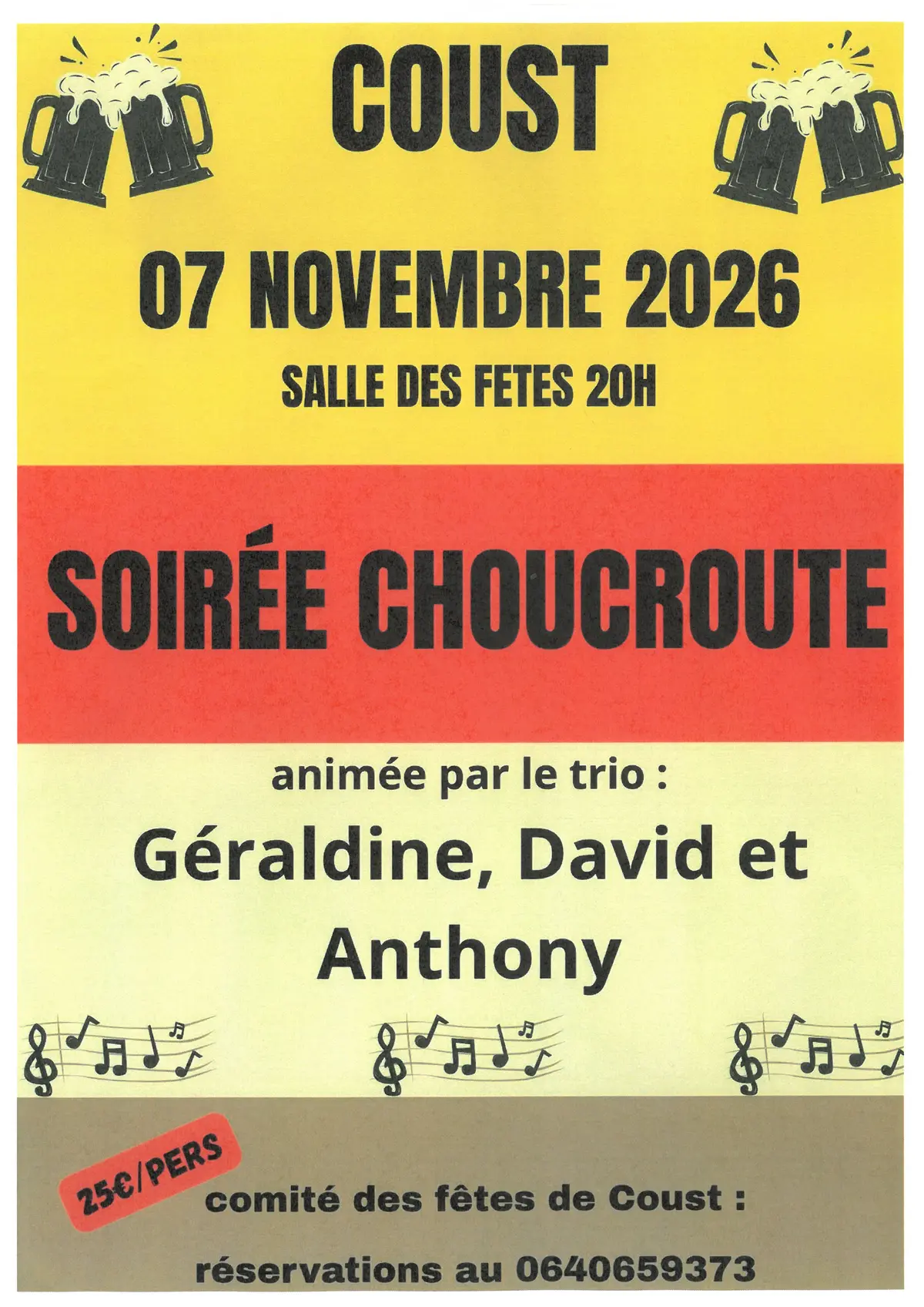 Soirée Choucroute