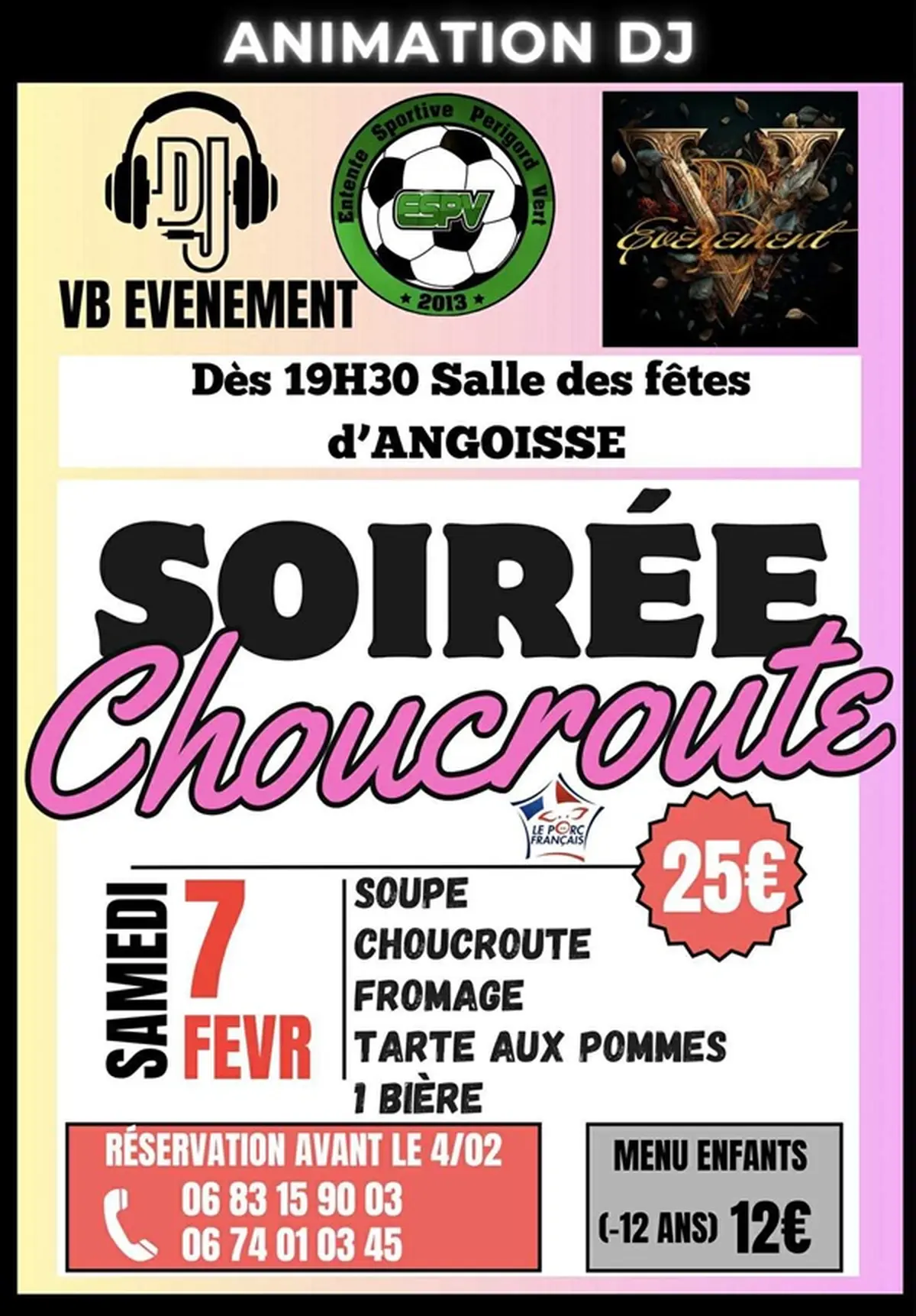 Soirée choucroute