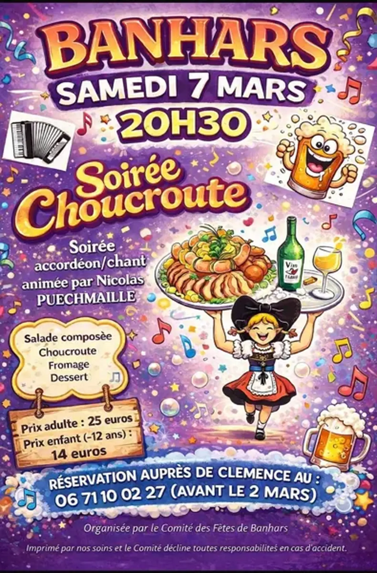 Soirée choucroute