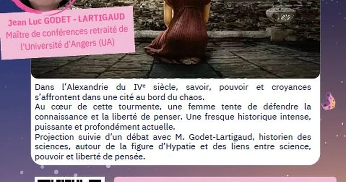 Soirée ciné-débat "Agora"