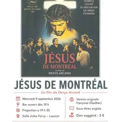 Soirée cinéma - Jésus de Montréal