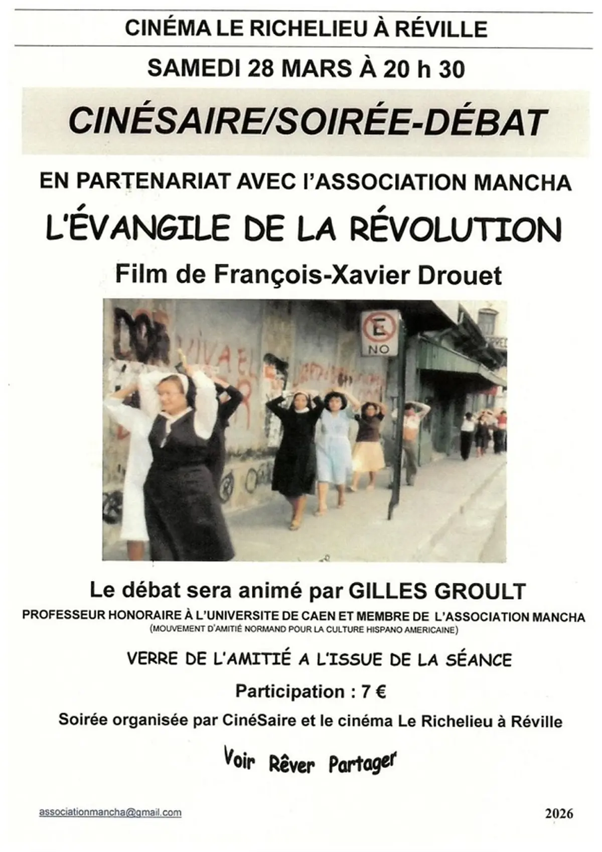 Soirée CinéSaire :  L'Evangile de la Révolution