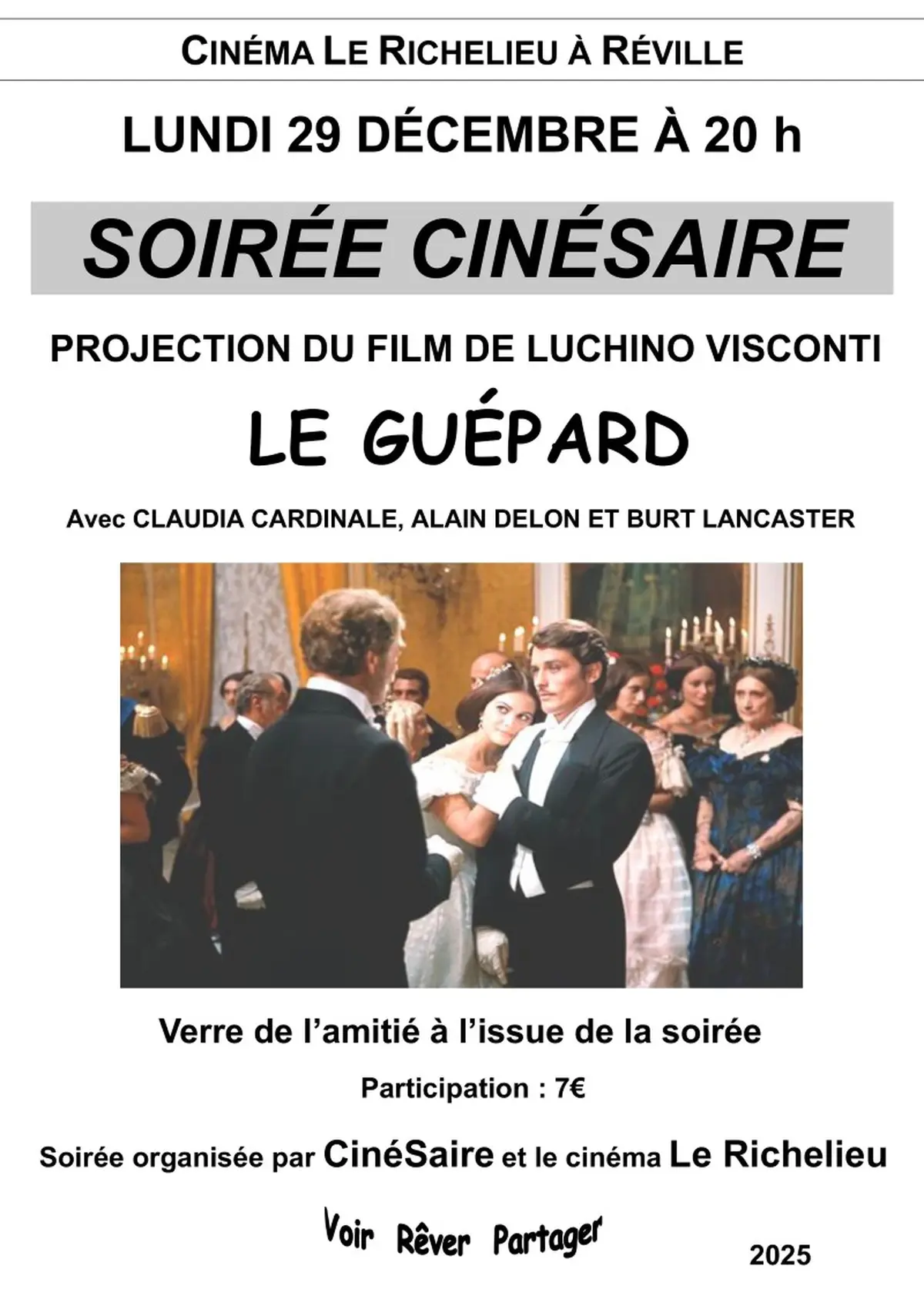 Soirée CinéSaire : Le Guépard
