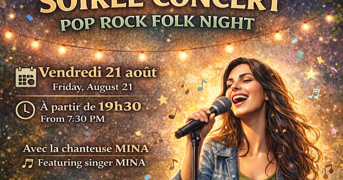 Soirée clôture de saison avec Mina