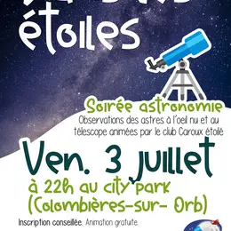 Soiree Club Astro : Dans Les Etoiles