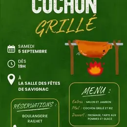 Soirée cochon grillé