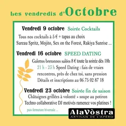 Soirée cocktails en musique chez Alavostra