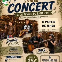 Soirée concert à la Ferme du lion d'or