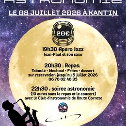 Soirée concert astronomie
