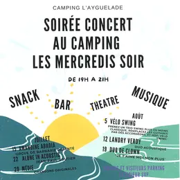 Soirée concert au Camping l'Ayguelade : Vélo swing