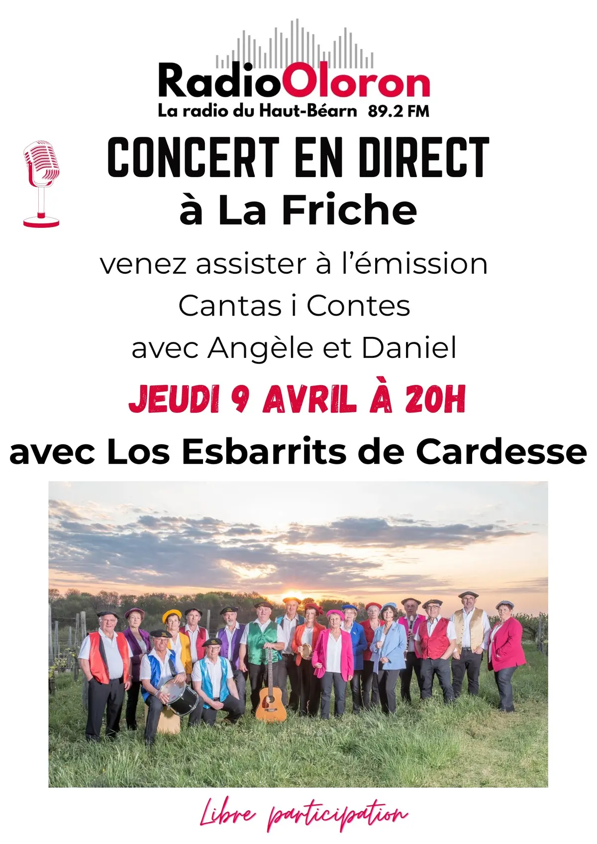 Soirée concert avec Los Esbarits