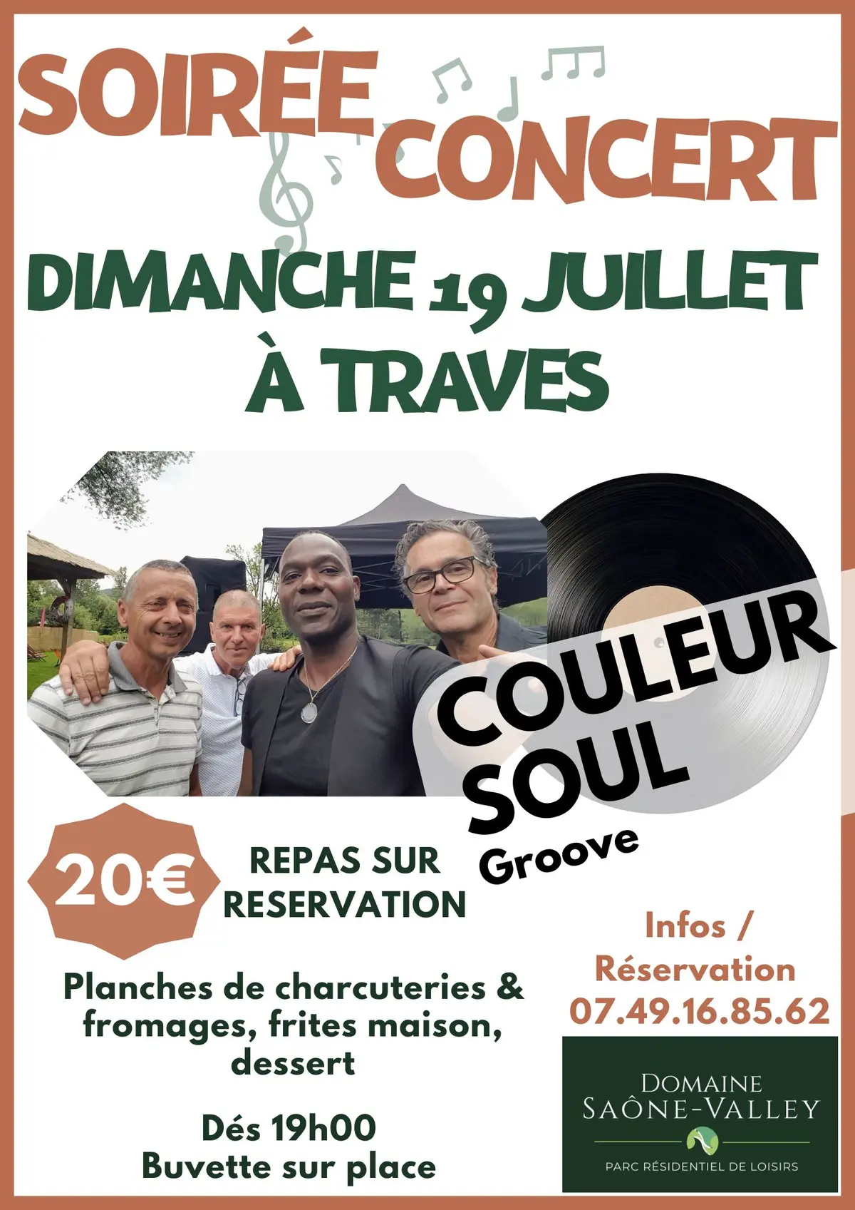 Soirée Concert Couleur Soul à Traves
