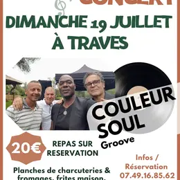 Soirée Concert Couleur Soul à Traves