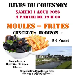 Soirée concert et moules-frites aux Rives du Couesnon