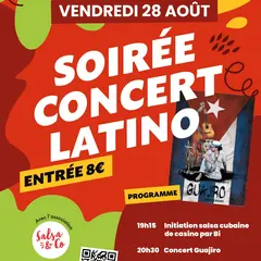 Soirée concert latino