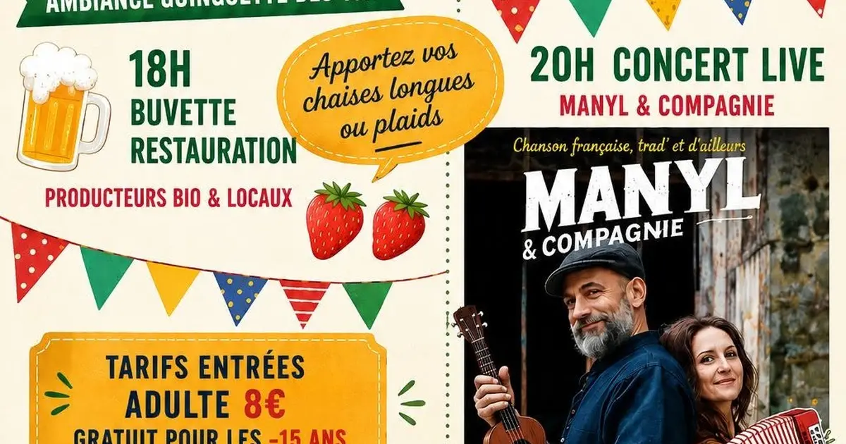Soirée concert sous les tilleuls