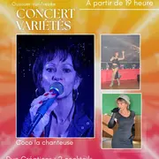 Soirée concert variétés avec Coco la chanteuse
