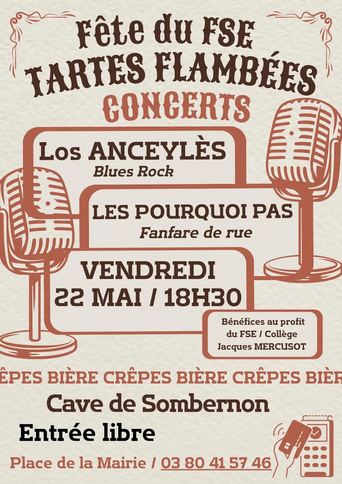 Soirée concerts / tartes flambées