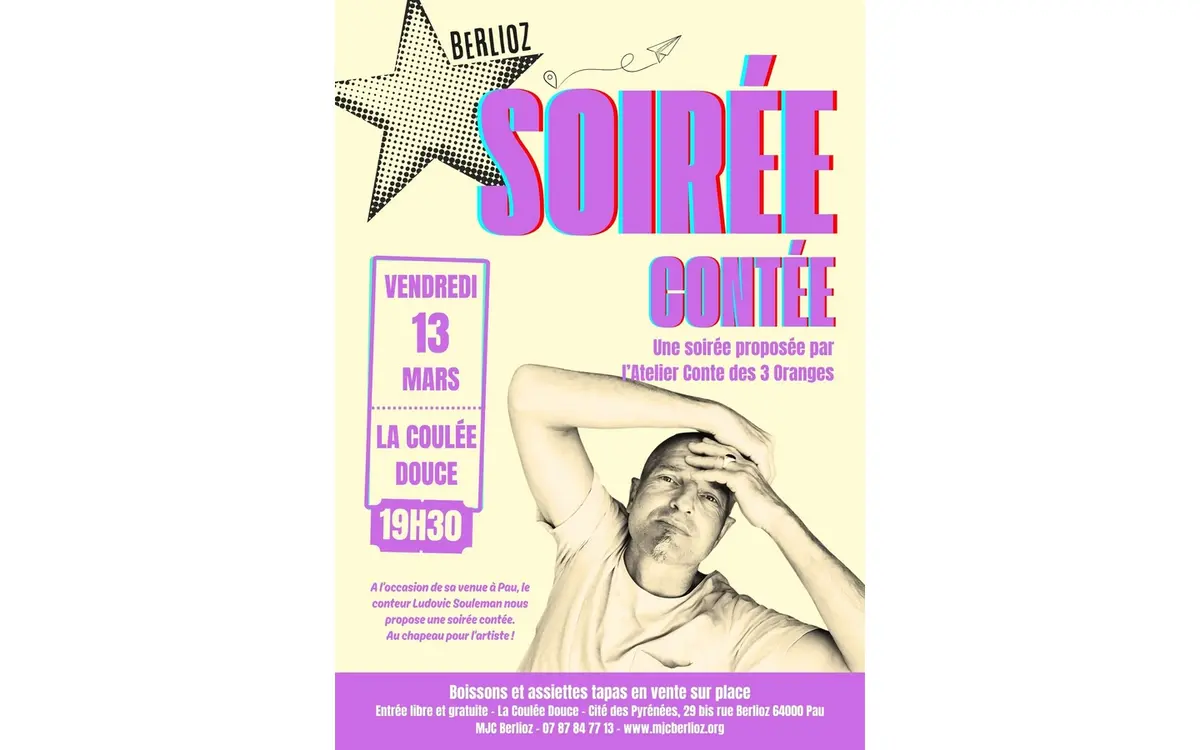 Soirée conte avec Ludovic Souleman