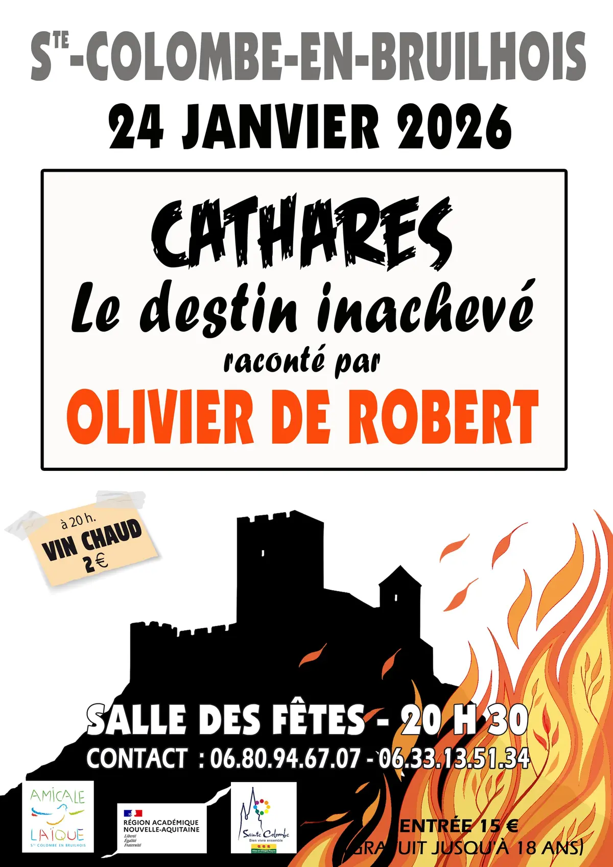 Soirée contée - CATHARES, le destin inachevé