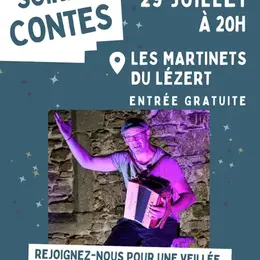 Soirée contes aux Martinets du Lézert