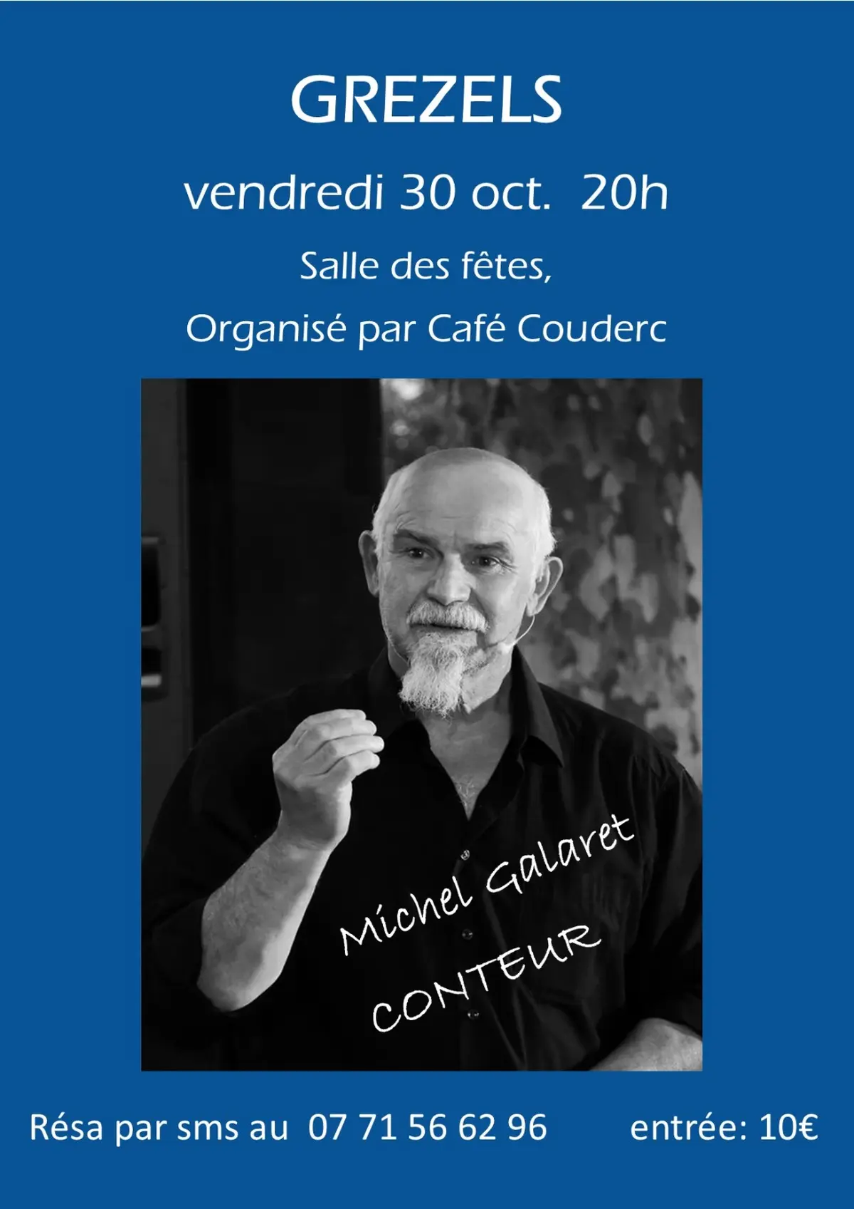 Soirée contes avec Michel Galaret