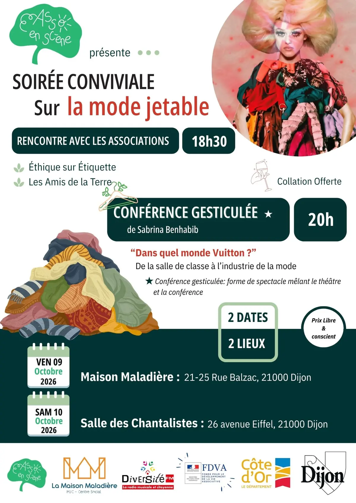 Soirée conviviale sur la mode jetable