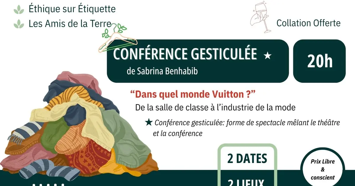 Soirée conviviale sur la mode jetable