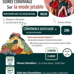 Soirée conviviale sur la mode jetable