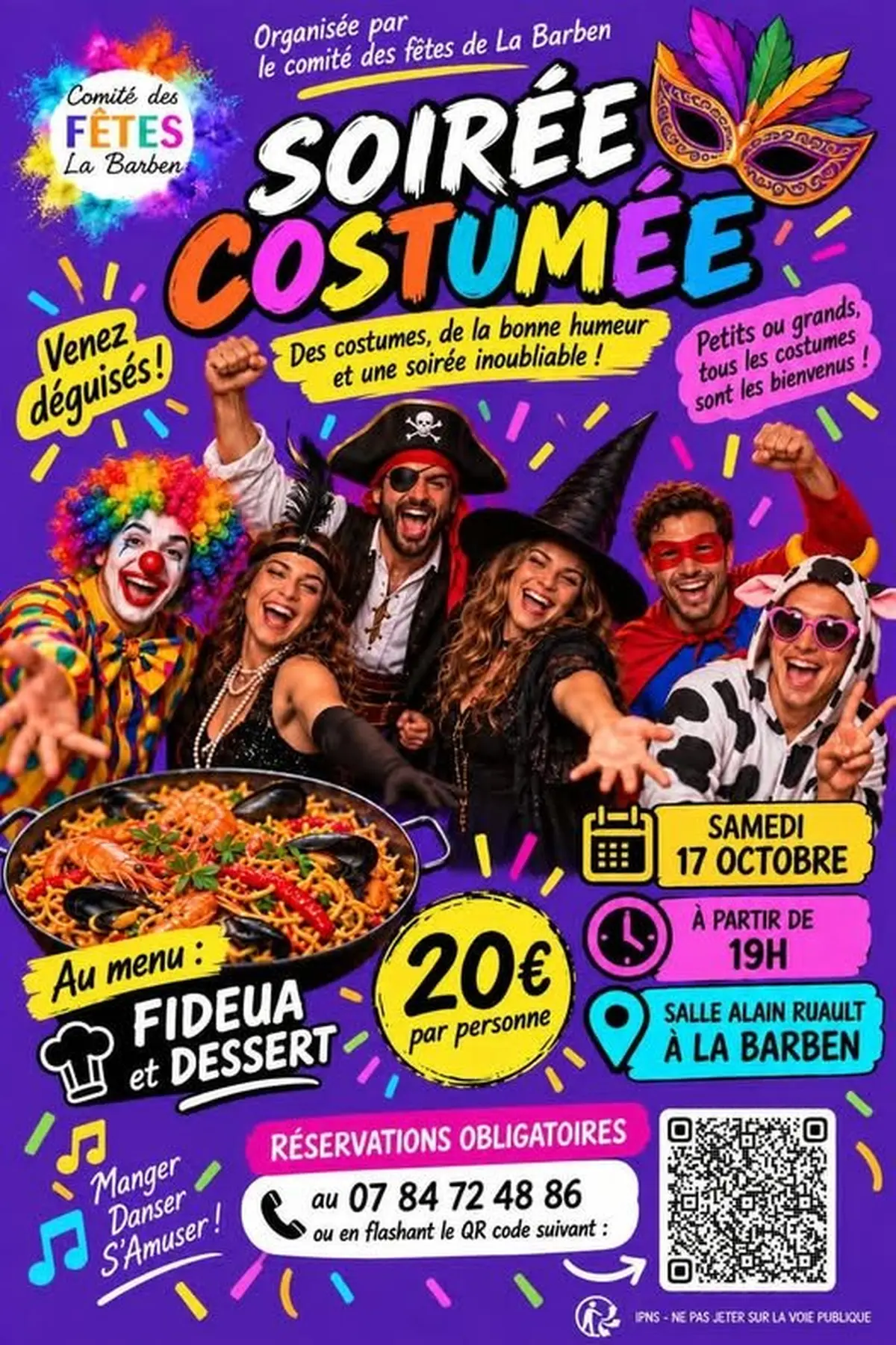 Soirée costumée à La Barben