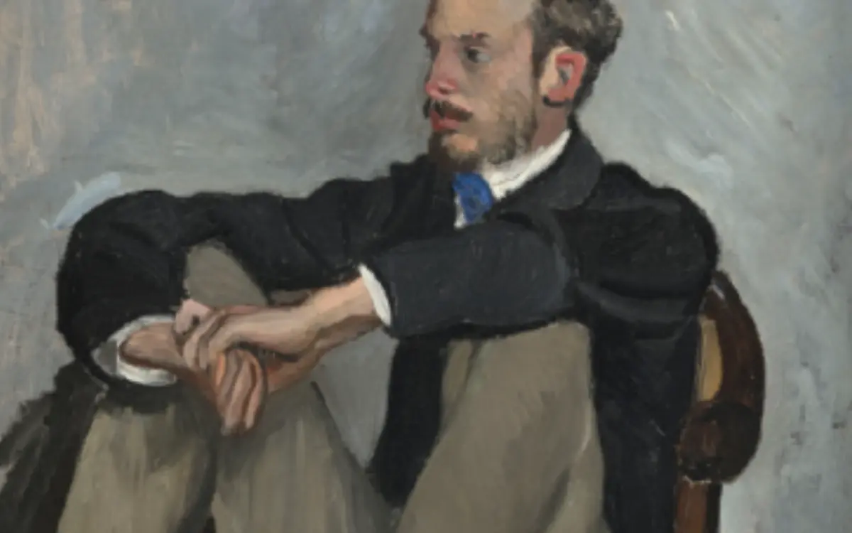 Frédéric Bazille (1841-1870), Pierre Auguste Renoir, 1867, Huile sur toile, musée d’Orsay, Paris © GrandPalaisRmn (musée d'Orsay) / Gabriel De Carvalho