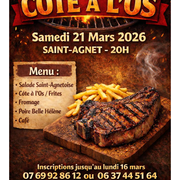 Soirée côte à l'os à Saint Agnet