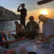 Soirée coucher de soleil en barque à Marseille (13)