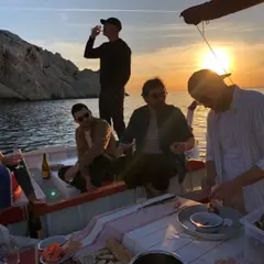 Soirée coucher de soleil en barque à Marseille (13)
