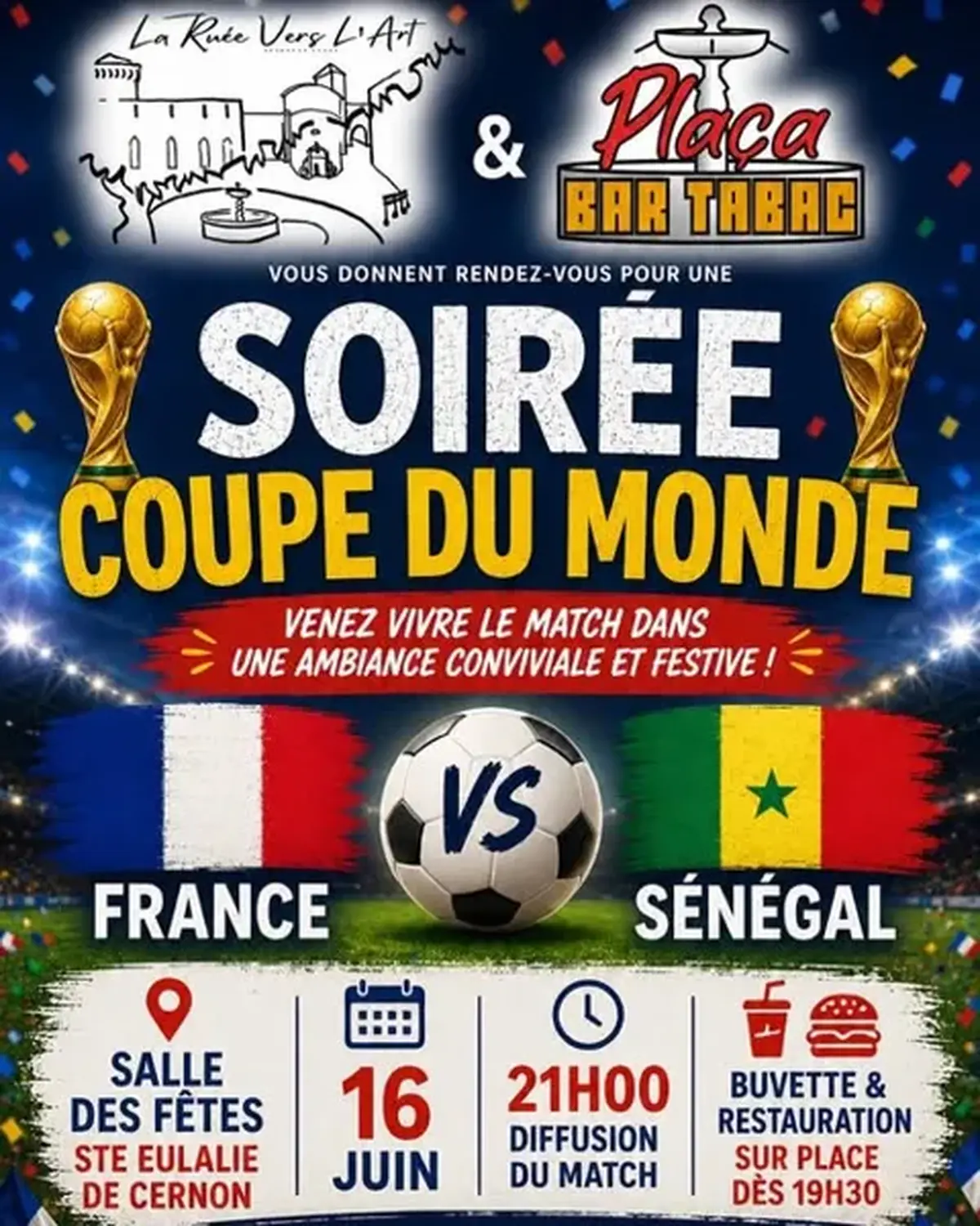 Soirée coupe du monde