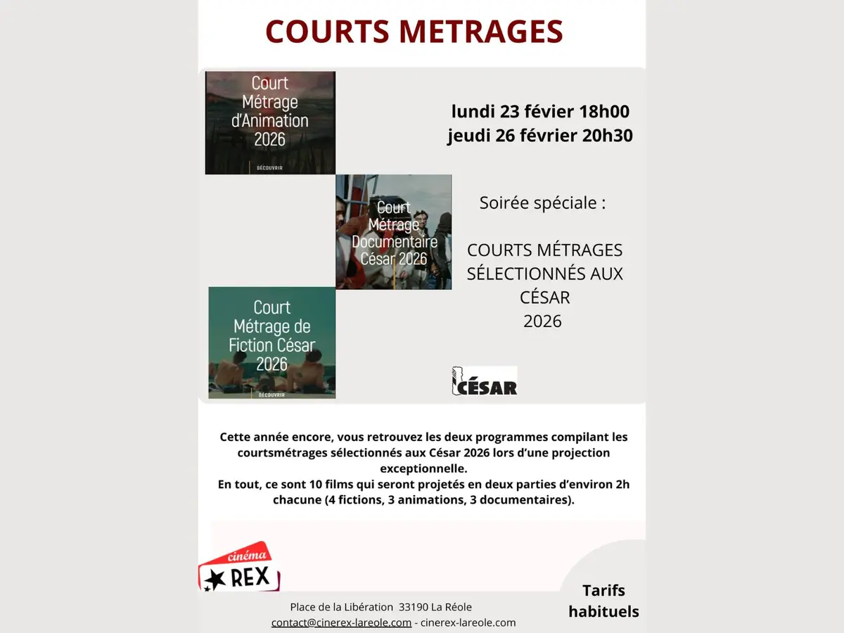 Soiree Courts Metrages Cesar 2026
