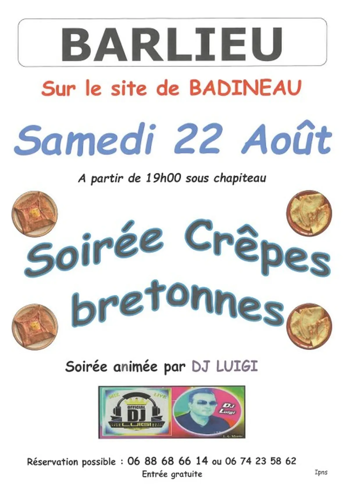 Soirée crêpes bretonnes
