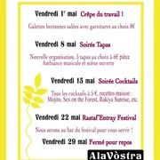 Soirée crêpes en musique chez Alavostra