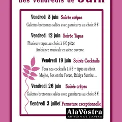Soirée crêpes en musique chez Alavostra