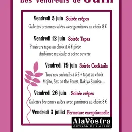 Soirée crêpes en musique chez Alavostra