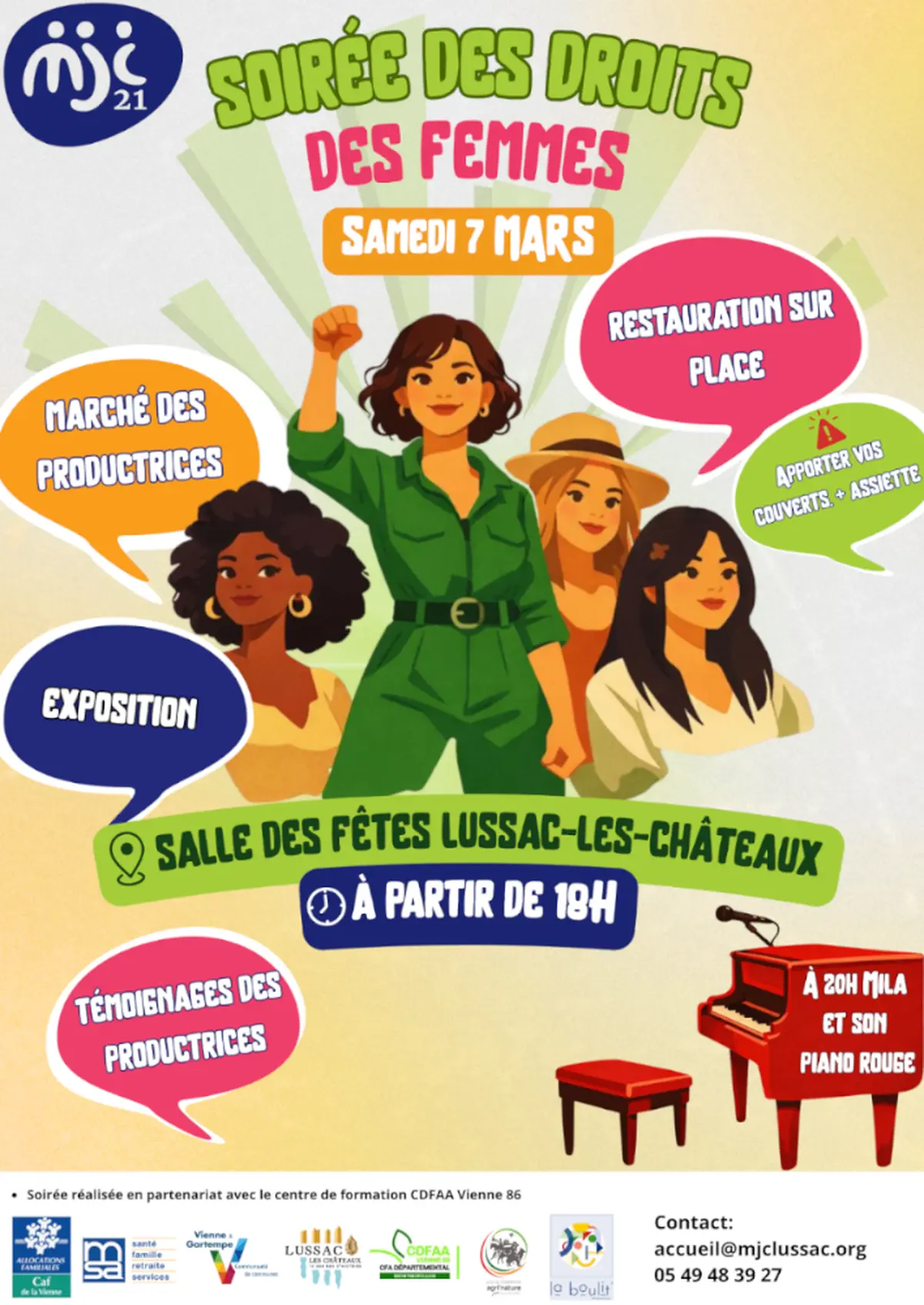 Soirée culturelle - Journée internationale des droits des femmes