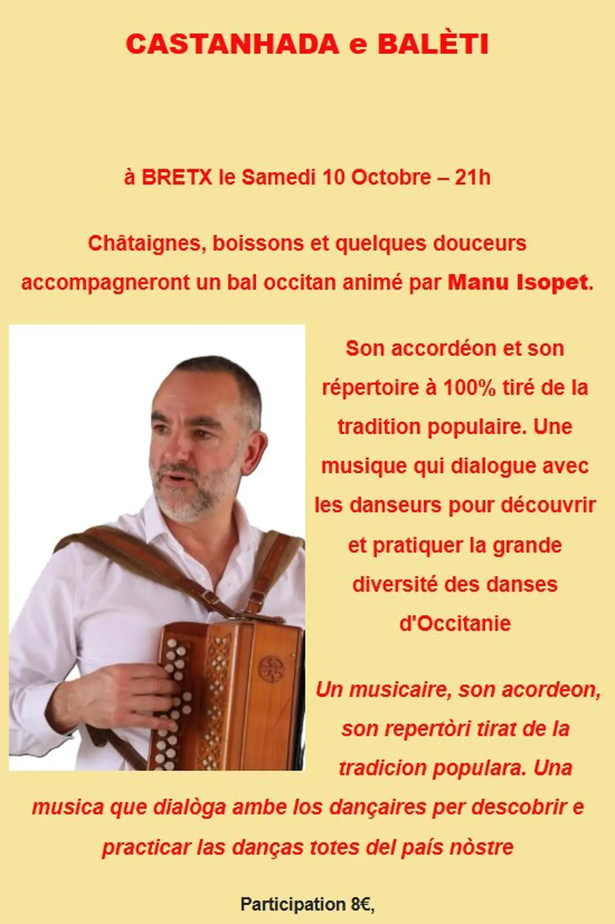Soirée D'Automne : Musique & Châtaignes