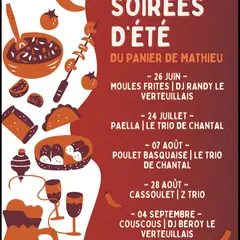 Soirée d'été du panier de Mathieu