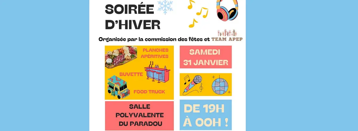 Soirée d'Hiver au Paradou