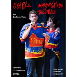 Soirée d’improvisation théâtrale par les ImproVocs