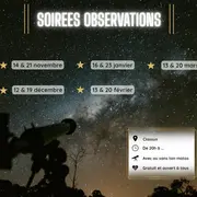 Soirée d'observation du ciel à Classun