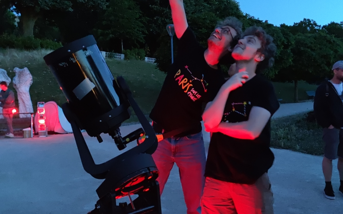 Soirée d'observation du ciel au parc Montsouris