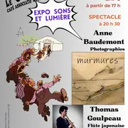 Soirée  d'ouverture de l'exposition « murmures »  d’Anne Baudemont au caf'causse Assier