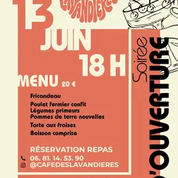 Soirée D'Ouverture Du Café Des Lavandières